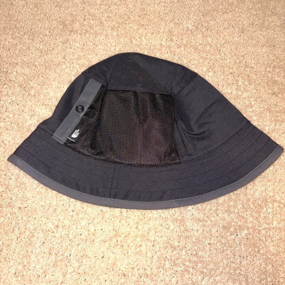 The North Face Black and Gray Bucket Hat